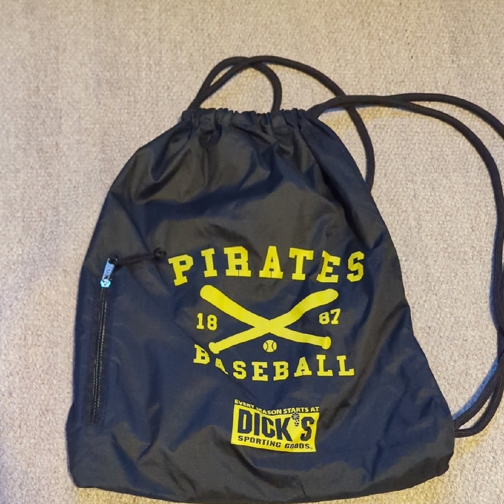 Mens Pittsburgh Pirates Cinch Bag By Dick's Sporting Goods Black/Gold